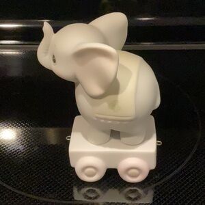 Precious Moments White Elephant on Wheels Age 4 Birthday Train